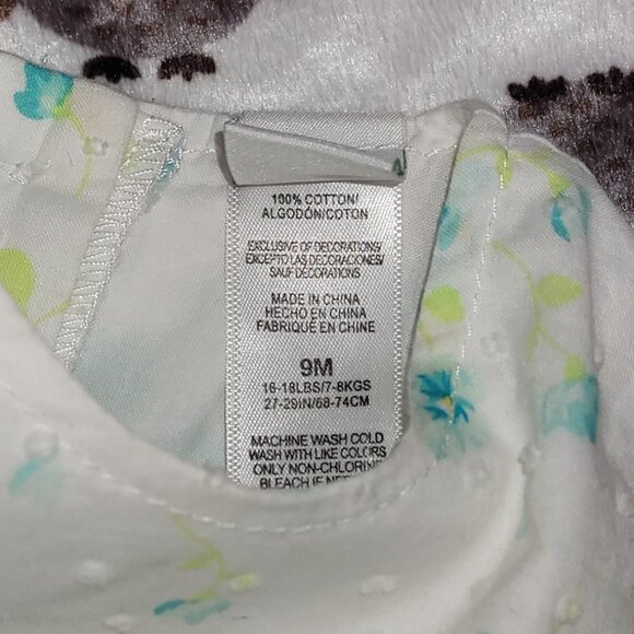 ❄️ 9m | Floral Onesie Poof Dress - Picture 5 of 5